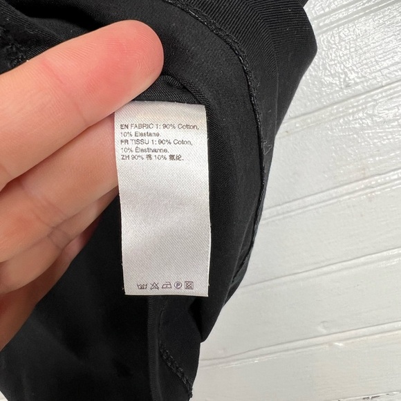 Mowalola Women's XL Black Long Sleeve Mesh Cut-Out Cropped Stretch Top Sm Flaw - Picture 9 of 12